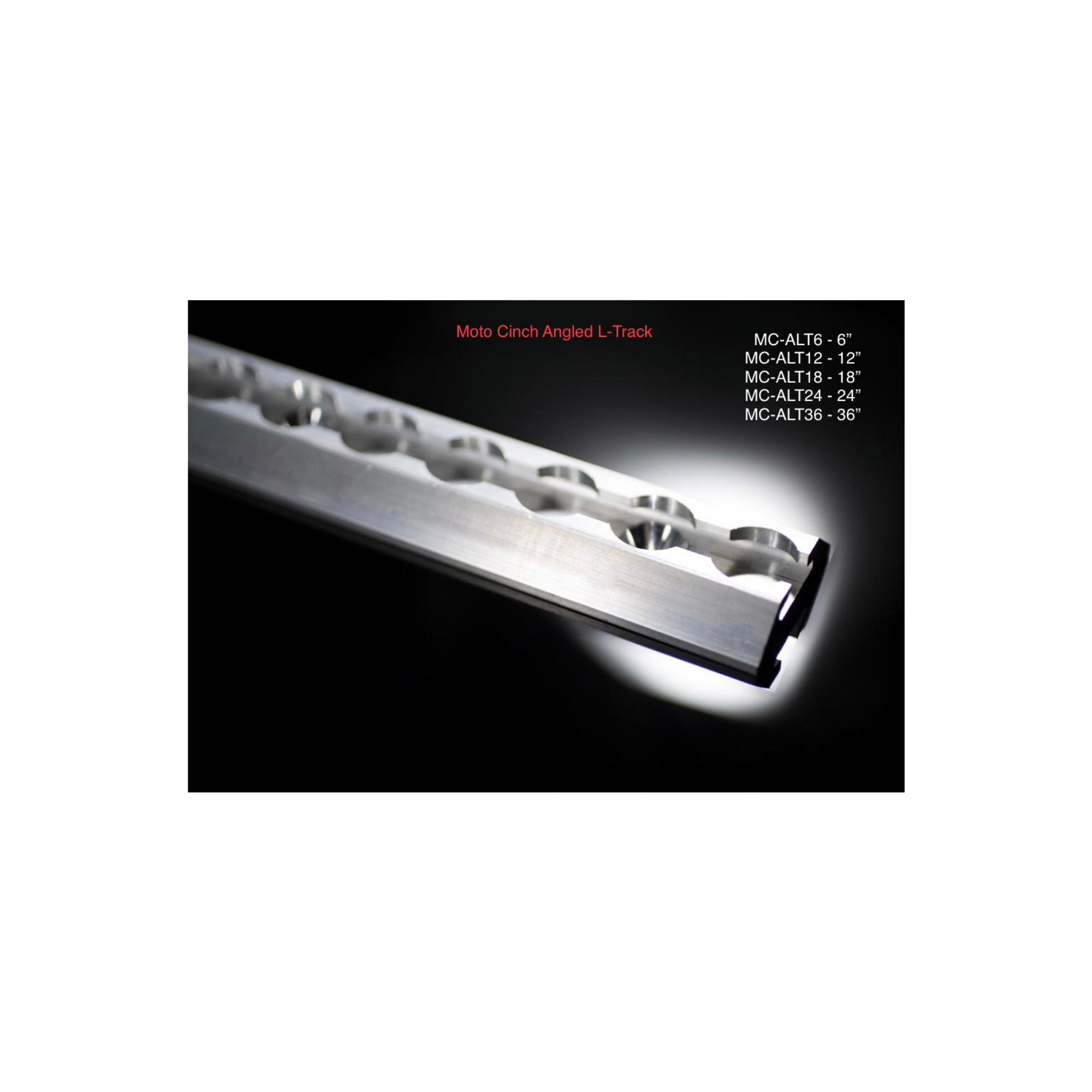6” Aluminum L-Track rails